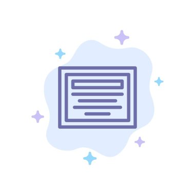 Soyut Bulut Arka Planında Eğitim, Dosya, Not Mavi Sonu