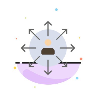 Yön, Oklar, Kariyer, Çalışan, İnsan, Kişi, Yolları Abstrac