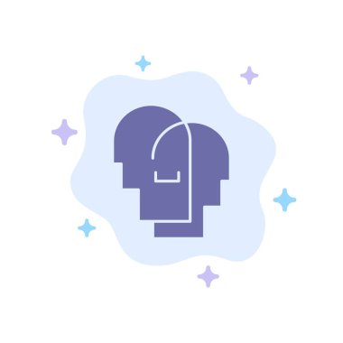 Şapka, İnsan, Empati, Soyut Bulut Backgr'de Duygular Mavi Sonu