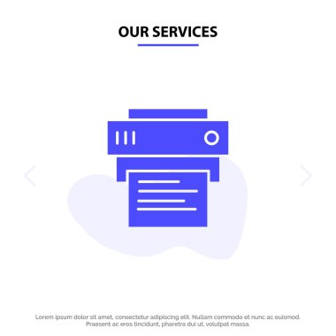 Hizmetlerimiz Yazıcı, Baskı, Baskı, Eğitim Katı Glyph Ico