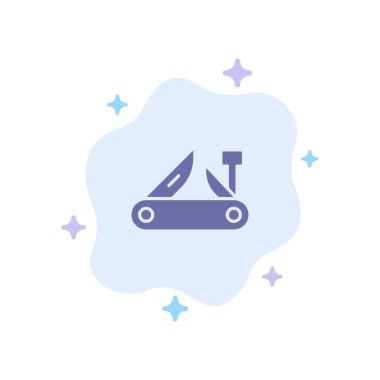 Ordu, Bıçak, Çoklu araç, Çakı Bıçak, Abstra Üzerinde İsviçre Mavi Simge