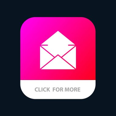 E-posta, Posta, Mesaj, Mobil Uygulama Düğmesini Aç. Android ve Ios Gl