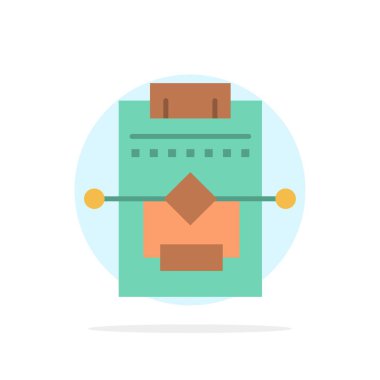 İş Akışı, Ağ, İşlem, Ayarlar Soyut Daire Arka Planı 