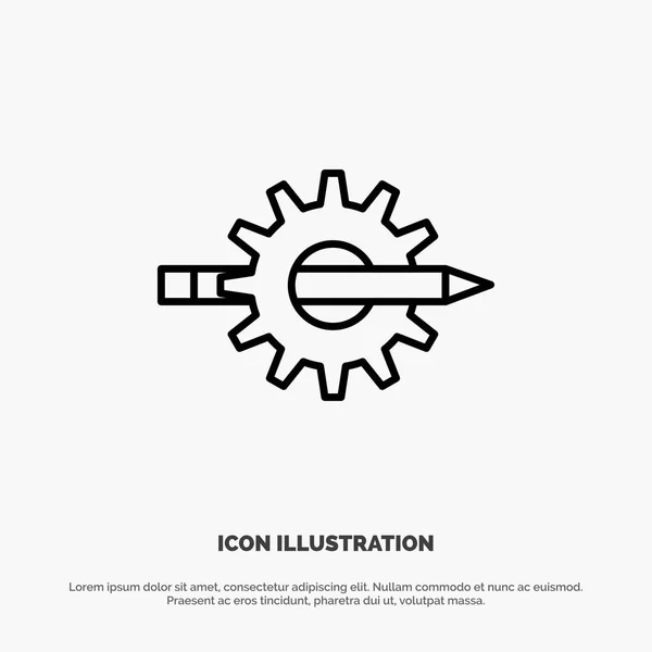 Content Writing Design Development Gear Production Line Ico Stock Images Page Everypixel