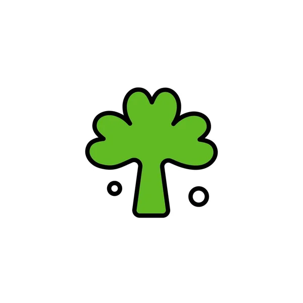 Clover, Green, Ireland, Irish, Plant Business. Фла — стоковый вектор