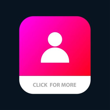 Kişiler, Mane, Twitter Mobil Uygulama Düğmesi. Android ve Ios Glyph