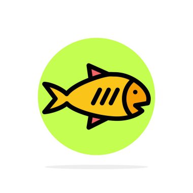 Web soyut daire arka plan düz renk simgesi