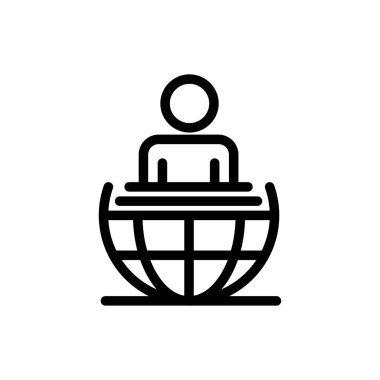 Küresel Süreç, İş, Uluslararası, Modern Mavi ve Kırmızı Do