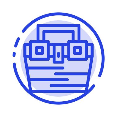 Çanta, Kutu, İnşaat, Malzeme, Toolkit Mavi Noktalı Hat Hattı 