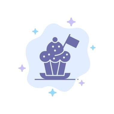 Şef, Şef Şapka, Tencere, Tencere Şapka, Soyut C Bayrak Mavi Simge