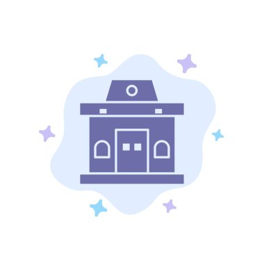 Soyut Bulut Geri Bina, Ofis, Bilet, Kentsel Mavi Simge