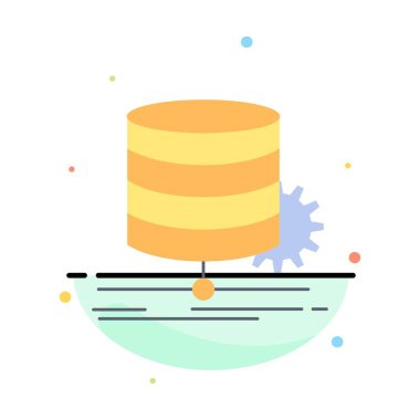 Algoritma, grafik, veri, diyagram, akış düz renk simge vektör