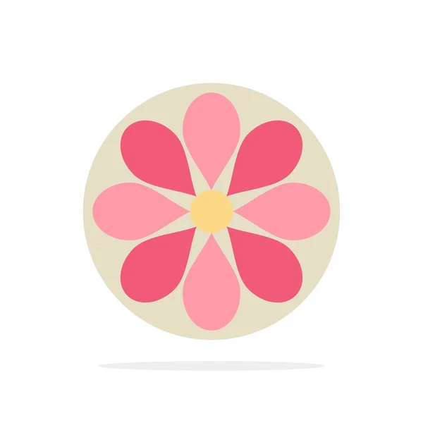 Fleur, Décoration, Pâques, Fleur, Plante Résumé Cercle Backgr — Image vectorielle