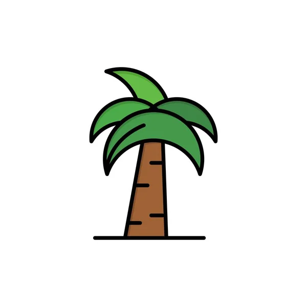 Cultuur, wereldwijd, India, Indische, Palm boom, srilanka, boom plat — Stockvector