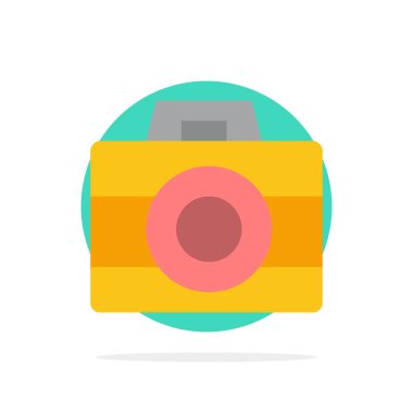 Kamera, Bilgisayar, Dijital, Teknoloji Soyut Daire Arka Plan