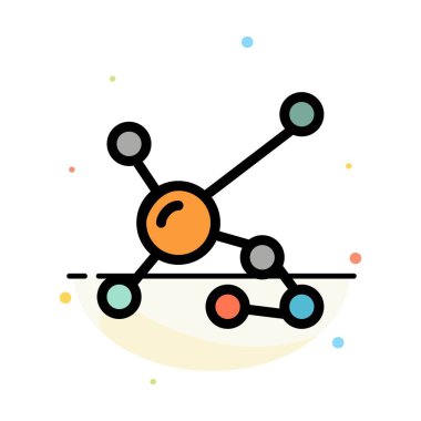 Atom, Biyokimya, Biyoloji, Dna, Genetik Soyut Düz Renk Ic