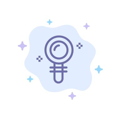 Arama, Laboratuvar, Bul, Soyut Bulut Geri Biyokimya Mavi Simge