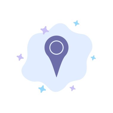 Coğrafi konum, Konum, Harita, Soyut Bulut Bac'da Mavi Simgeyi İkile