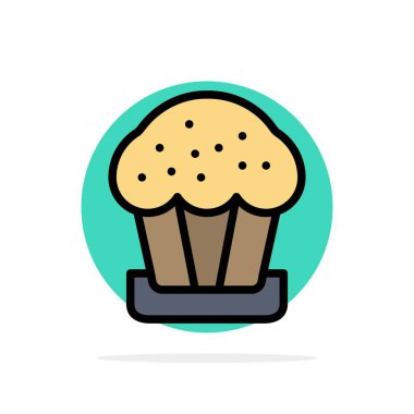 Kek, Fincan, Gıda, Paskalya Soyut Daire Arka Plan Düz renk Ic