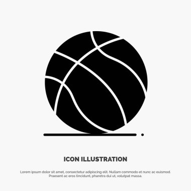 Futbol, Top, Amerikan, Abd katı Glyph Icon vektör