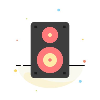 Ses, Wifi, Hoparlör, Monitör, Profesyonel Soyut Flat Co