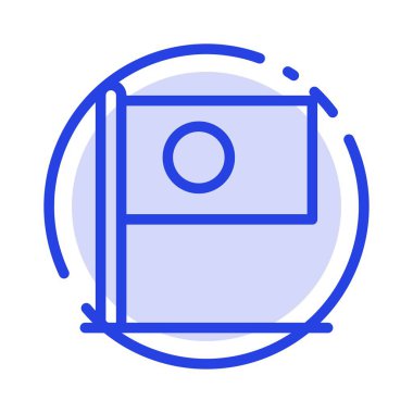 Asya, Bangladeş, Bangladeş, Ülke, Bayrak Mavi Noktalı Hat I