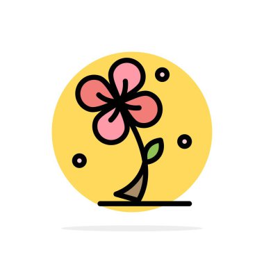 Flora, Çiçek, Çiçek, Doğa, Bahar Soyut Daire Arka Plan