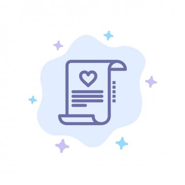 Mektup, Kağıt, Belge, Aşk Mektubu, Evlilik Kartı Mavi Simge