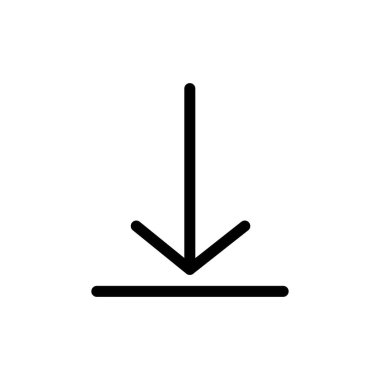 İndir, Video, Twitter Düz Renk Simgesi. Vektör simgesi afiş Te