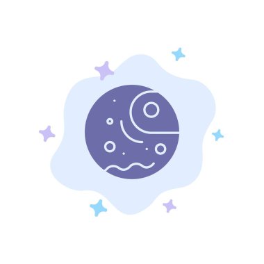 Uzak, Gaz, Dev, Planet Blue Simge Soyut Bulut Backgrou
