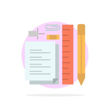 Sabit, kalem, kalem, Not defteri, pin soyut daire arka plan