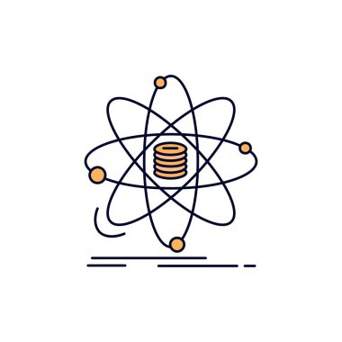 Analiz, veri, bilgi, araştırma, bilim Düz Renk Simge V