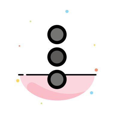 Uygulama, Telefon, Ui Soyut Düz Renk Simgesi Şablonu