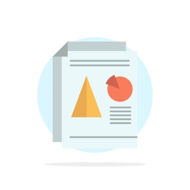 Rapor, Sunum, Pasta, Grafik, İş Soyut Daire Backg