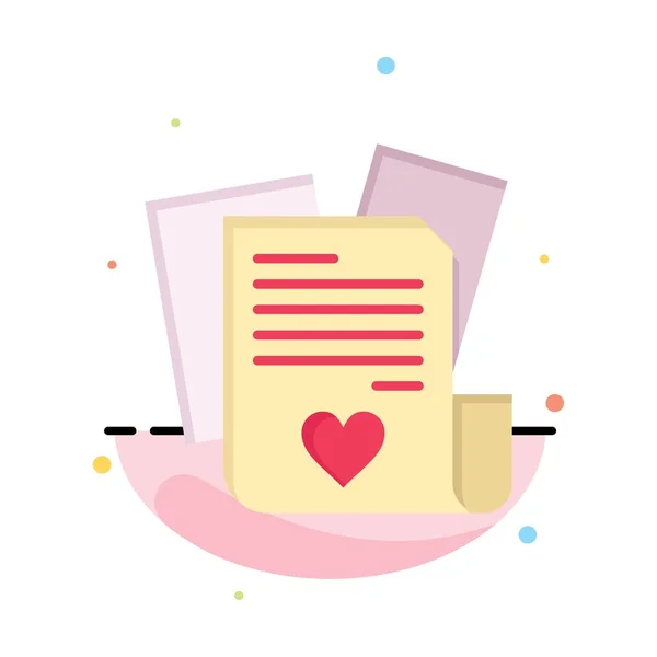 Αρχείο, αγάπη, καρδιά, γάμο πρότυπο επαγγελματικό λογότυπο. Επίπεδο χρώμα — Διανυσματικό Αρχείο