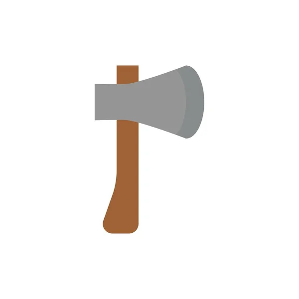 斧、斧ツール、斧、斧ツール、建物、建設フラットカラーI — ストックベクタ