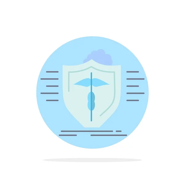 insurance, health, medical, protection, safe Flat Color Icon Vec