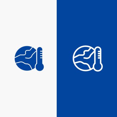 Dünya, Çevre, Küresel, Sıcak, Sıcaklık Hattı ve Glyph Soli