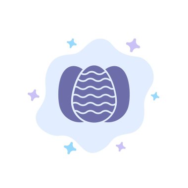 Yumurta, Paskalya, Tavşan, Soyut Bulut Backgrou Doğa Mavi Simge