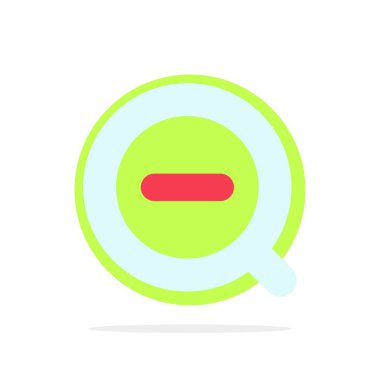 Arama, Daha Az, Kaldır, Soyut Daire Yi Sil Arka Plan Düz col