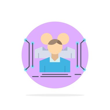 Antropometri, vücut, veri, insan, kamu Düz Renk Simge Vektör