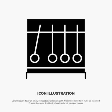 Perpetual, Motion, Tıp, Tıp katı Glyph Icon vektör