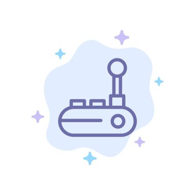 Denetleyici, Joy Pad, Joy Stick, Joy pad Mavi Simge Soyut Cl