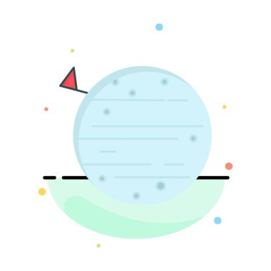 ay, gezegen, uzay, squarico, dünya Düz Renk Simge Vektör