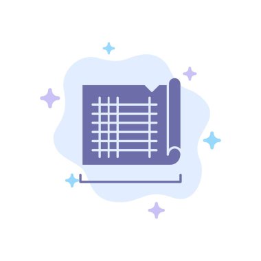 Soyut Bulut B'de İnşaat, Çizim, Ev, Harita Mavisi Simgesi