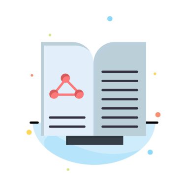 Tıp, Test, Rapor, Kitap Soyut Düz Renk Simgesi Şablonu