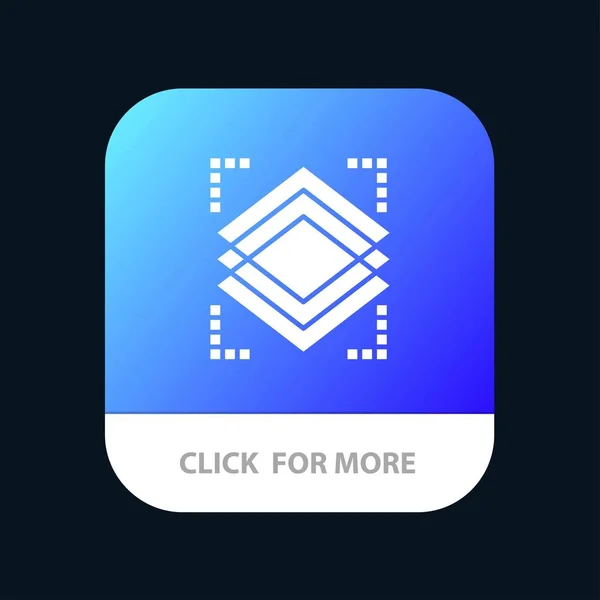 Calques, objet, calque, serveur Mobile App Icône Design — Image vectorielle