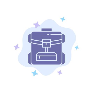 Çanta, Sırt çantası, Servis, Soyut Bulut Backgr Otel Mavi Simge