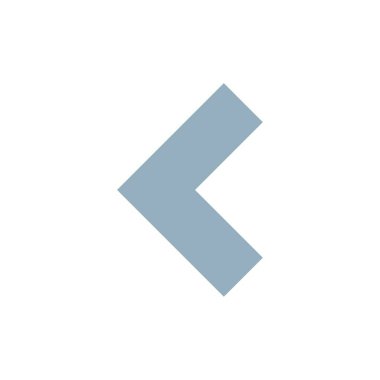 Ok, arka, sol düz renk simgesi. Vektör simgesi afiş Şablonu