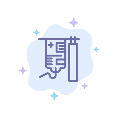 Damla, Hastane, Tıp, Soyut Bulut B Tedavi Mavi Simge